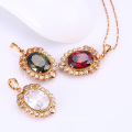 31541-Xuping jewelry big stone crystal pendants wholesale